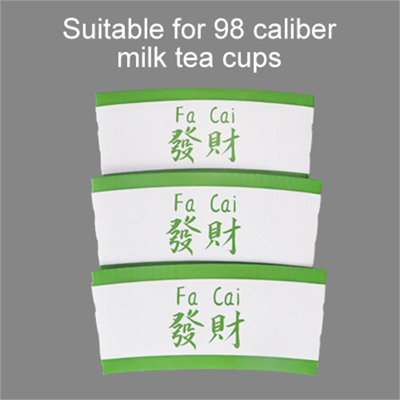 White ox corrugated cup holder